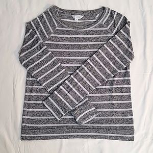 Market & Spruce striped knit top - Sz L